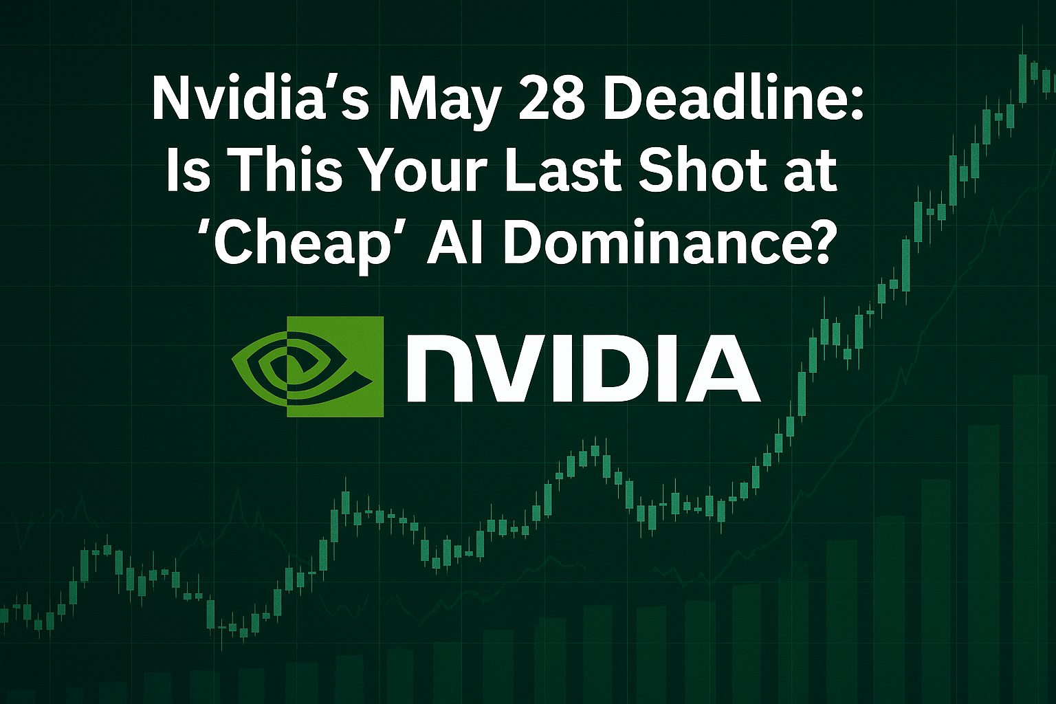 Nvidia's May 28 Deadline: Is This Your Last Shot at 'Cheap' AI Dominance?
